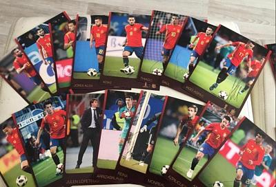 В Краснодаре карточки с автографами игроков сборной Испании продают за 100 тысяч рублей