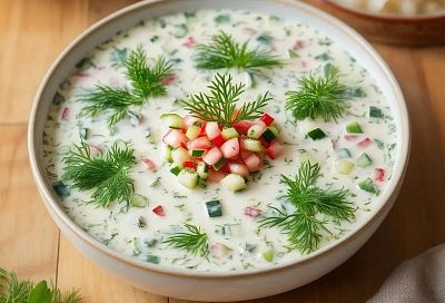 Мои домашние больше не спорят: на квасе или на кефире. Готовлю окрошку, как бабушка, на квасе, а вкус как в детстве