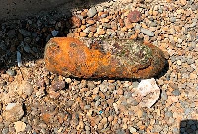 На пляже в Анапе нашли авиабомбу времен Великой Отечественной 