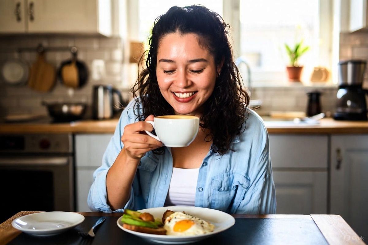 Именно утренний  кофе делает нас реально счастливее, доказали ученые