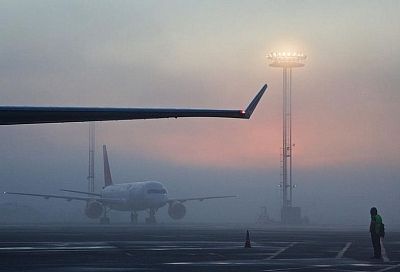 В аэропорту Краснодара из-за тумана задержаны рейсы на прилет и вылет