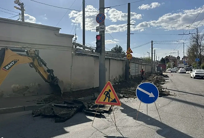 Дорожные работы стартовали на улицах Атарбекова, Тенистой и Красина в Краснодаре