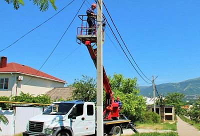 В Геленджике построили и обновили более 57 километров линий электропередачи