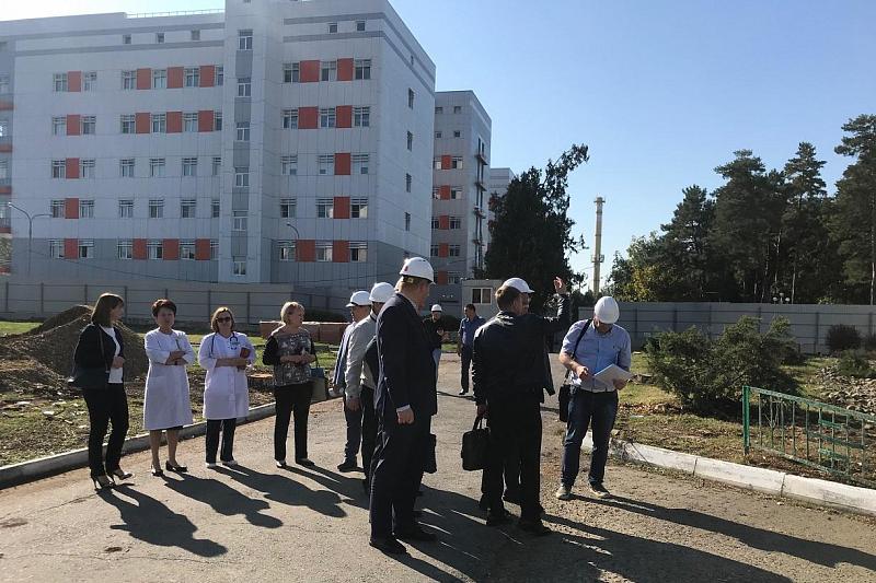 В Краснодаре в рамках нацпроекта строят лечебно-диагностический корпус детской краевой больницы