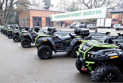 Лесопожарные станции Краснодарского края получили патрульную технику в рамках национального проекта «Экология»