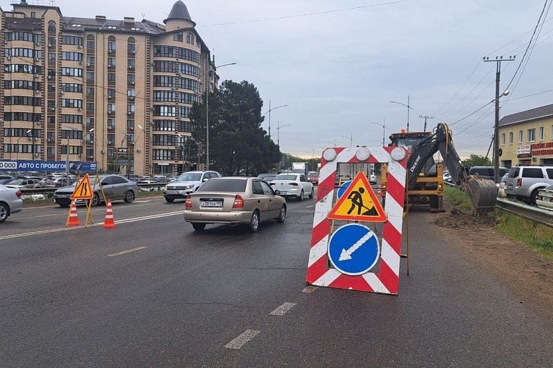 До конца мая отремонтируют улицу Горячеключевскую в Краснодаре