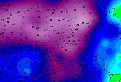 Первые 50-градусные морозы ударили в России