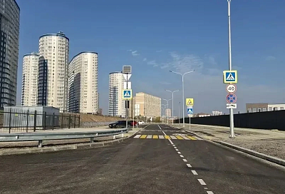 Строительство новой дороги завершается по улице Старокубанской в Краснодаре 