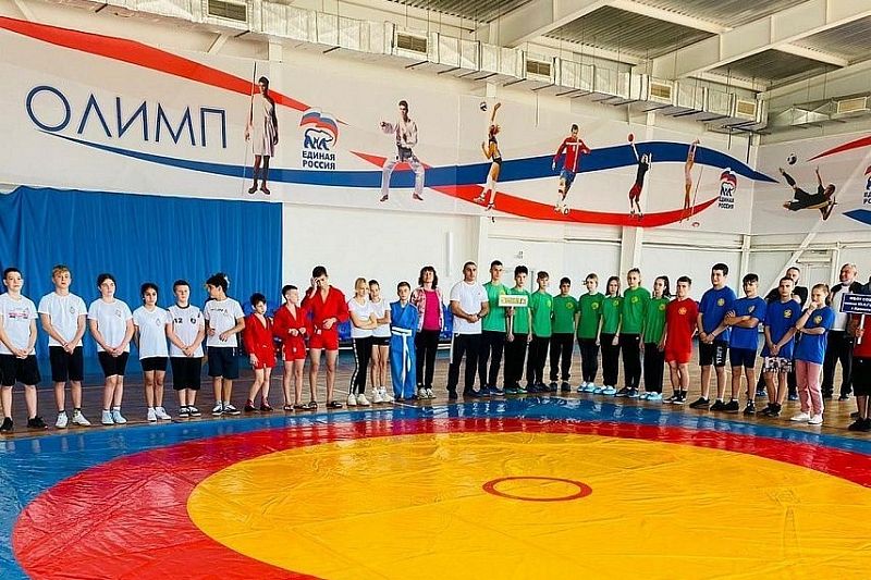 В Краснодарском крае впервые стартовали соревнования «Школьной лиги самбо»