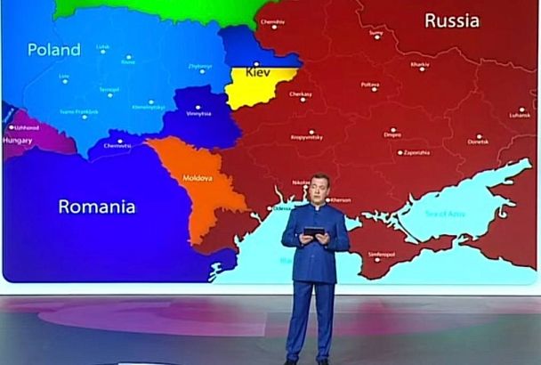 Медведев показал новую карту России в 2025 году