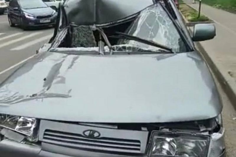 Информация об упавших на автомобиль в Краснодаре обломках беспилотника оказалась фейком