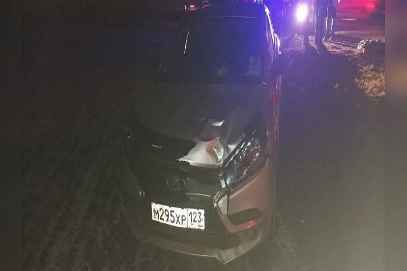 В Краснодарском крае мужчина погиб под колесами «Лады Гранты», переходя дорогу