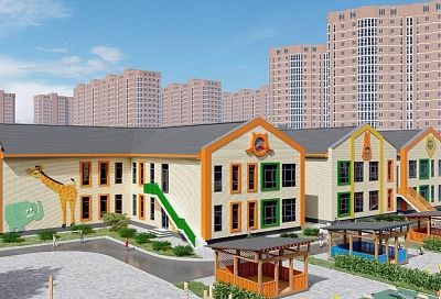 В ЖК «Самолет» в районе Западного Обхода Краснодара начали строить детский сад на 280 мест