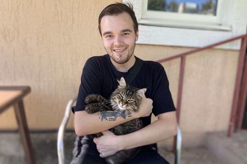 Михаил Ершов нашёл свою кошку благодаря приложению.