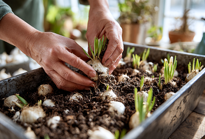 Как посадить проросшие тюльпаны весной и получить красивый букет через полтора месяца