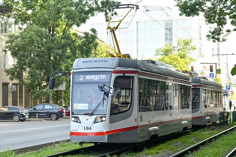 Схема движения трамваев в районе Кооперативного рынка Краснодара изменится на несколько дней