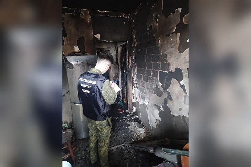 Пожар под Краснодаром: двое детей пострадали, их мать погибла