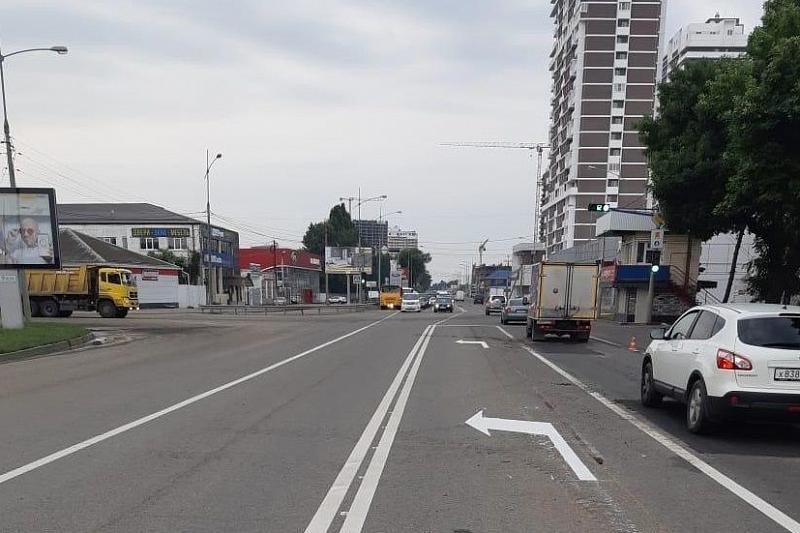 В Краснодаре модернизировали перекресток улиц Бородинской и Почтовой