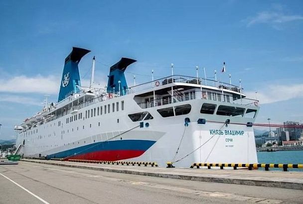 В тестовом режиме: круизный лайнер «Князь Владимир» прибыл в Абхазию