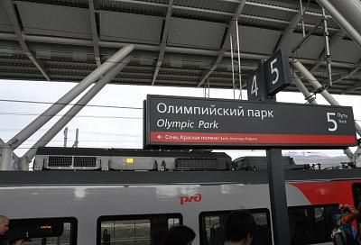 В Сочи временно увеличили количество рейсов электропоезда «Ласточка»