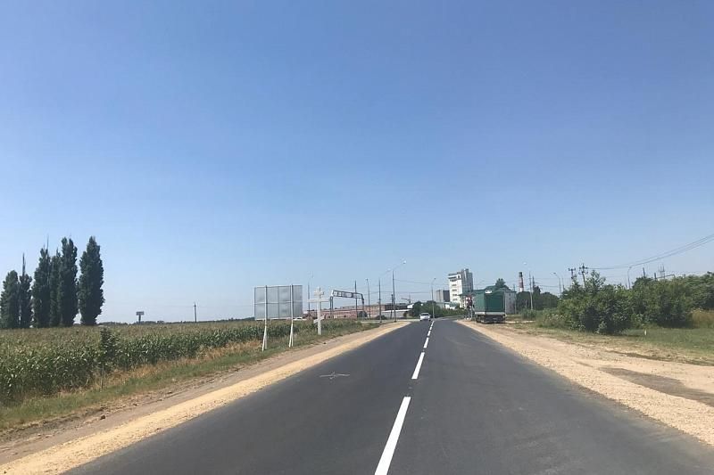 В Краснодарском крае отремонтировали социально-значимую дорогу