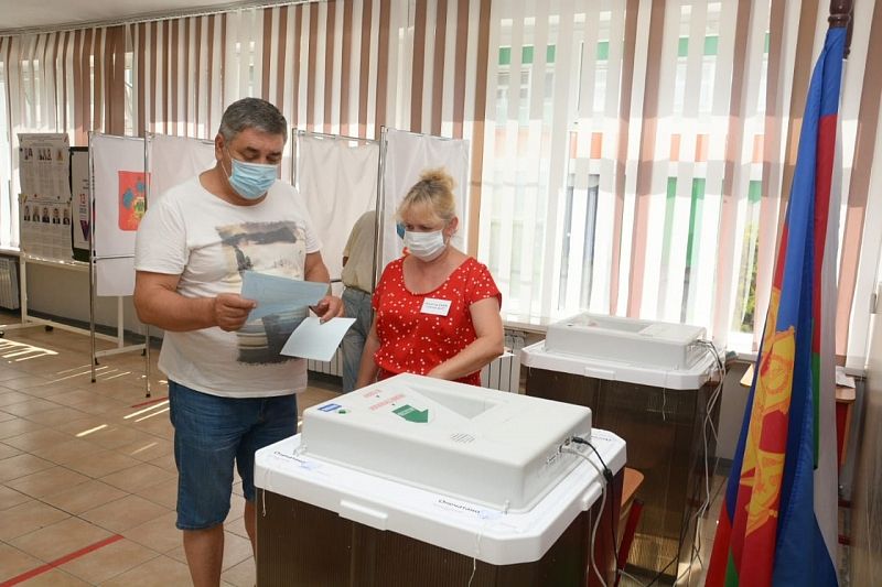 В Краснодарском крае активность избирателей превысила 58%