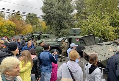 В Краснодаре открылась выставка трофейной техники ВСУ и стран НАТО 