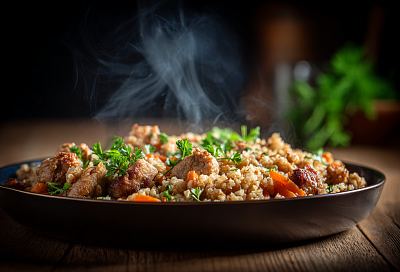 Самая вкусная гречка с мясом по-семейному: рассыпчатая и ароматная 