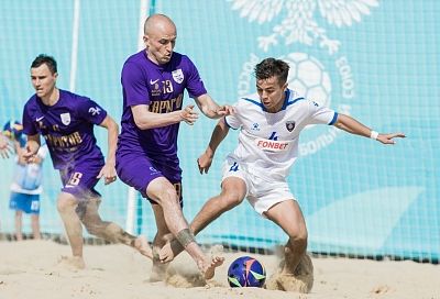 В Анапе прошел первый этап ХХ Чемпионата России по пляжному футболу