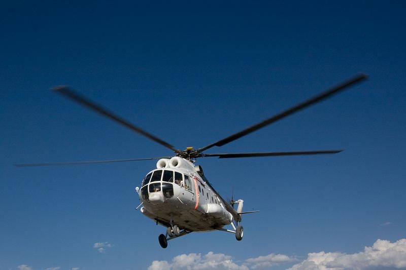 Вертолет из Геленджика со спасателями на борту вылетел в район Керченского пролива на место пожара