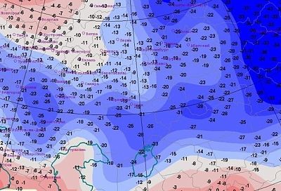 Где на Крещение в Краснодарском крае ударили самые сильные морозы
