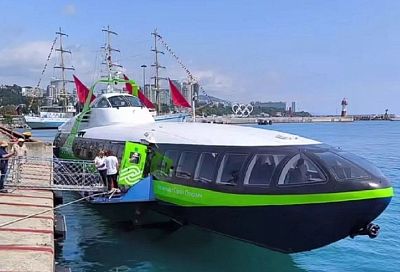 Катер на подводных крыльях вернется на маршрут Сочи - Сухум