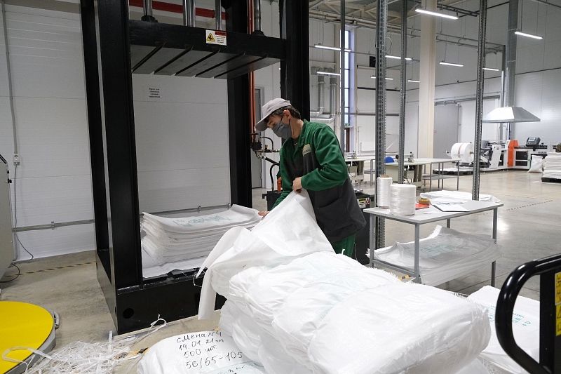 Завод по производству полипропиленовой упаковки заработал в Усть-Лабинском районе