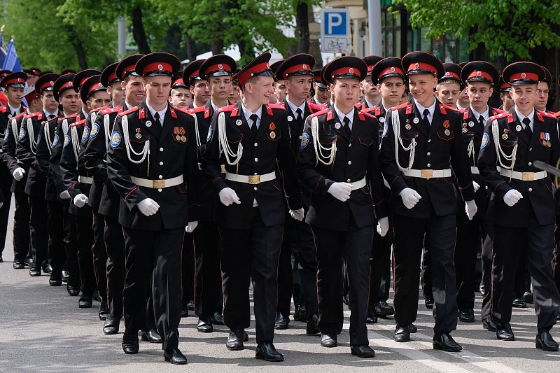 Первый казачий кадетский корпус на Кубани был открыт в 1994 году.