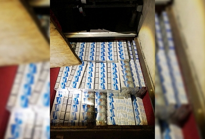 В Сочи таможенники нашли в автобусе контрабандные сигареты на 1.8 млн рублей