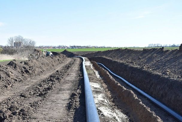 Магистральный водопровод строят в Тимашевске