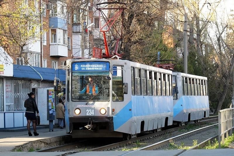 В Краснодаре трамваи №№4, 5, 7, 8 временно изменят маршрут