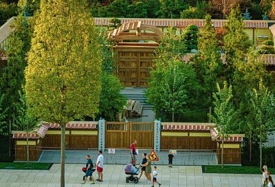 Новая достопримечательность: появились фото строящегося в парке Галицкого японского сада