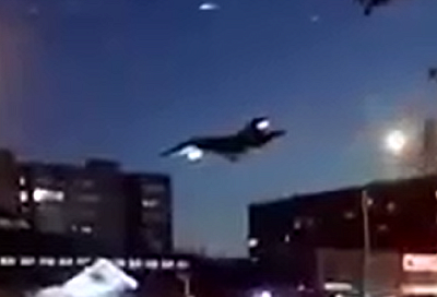 Опубликовано еще одно видео крушения Су-34 в Ейске
