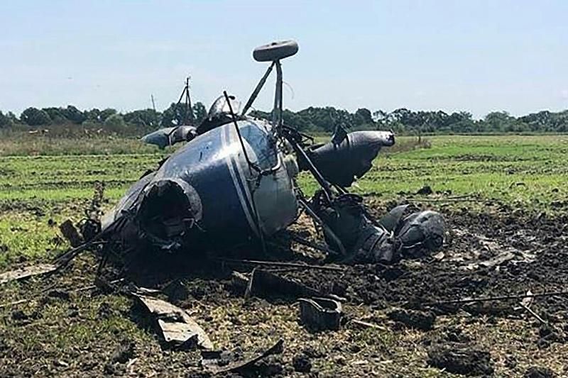 Под Краснодаром потерпел крушение вертолет МИ-2 