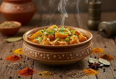 Вкусное карри из цветной капусты и картофеля: рецепт для гостей