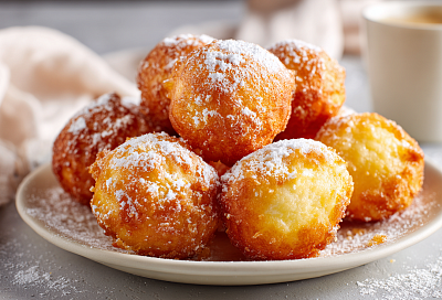 Творожные пончики: нежные, воздушные и готовятся за 15 минут