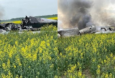 Погиб один член экипажа рухнувшего на Ставрополье самолета 