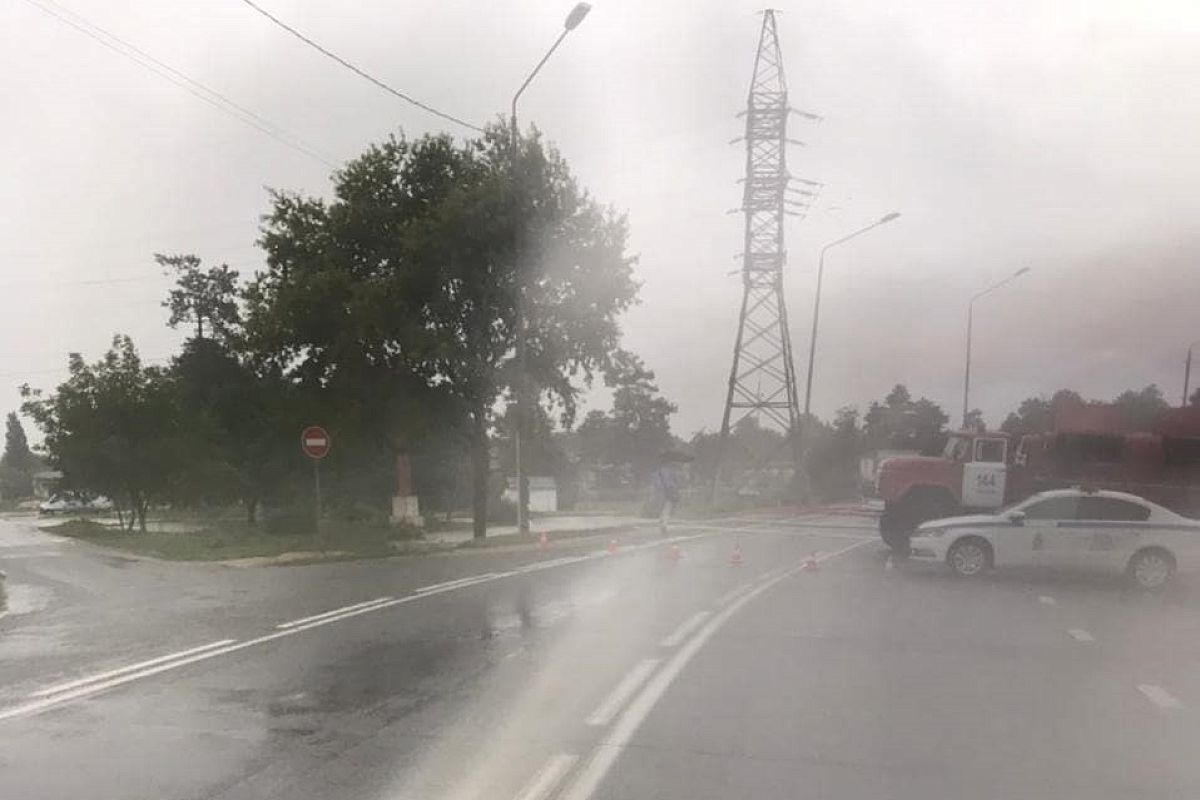 Часть федеральной трассы перекрыта под Анапой 