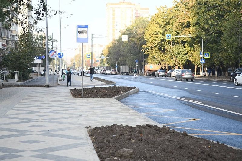 Реконструкцию дороги по улице Зиповской в Краснодаре планируют завершить до конца октября