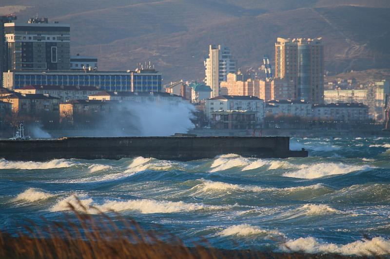 Жителей Новороссийска предупредили об усилении ветра и ливнях