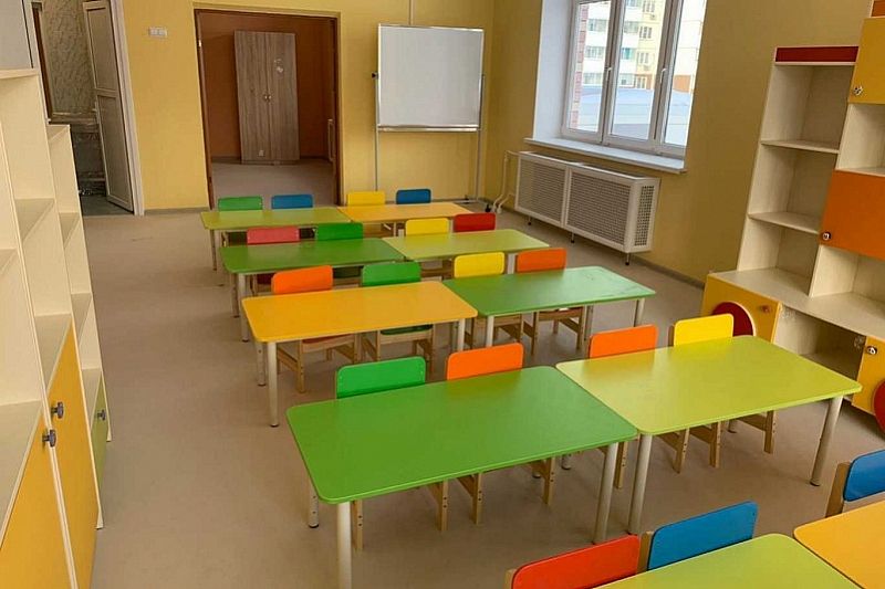 Строительство детского сада на 300 мест завершили в Краснодаре