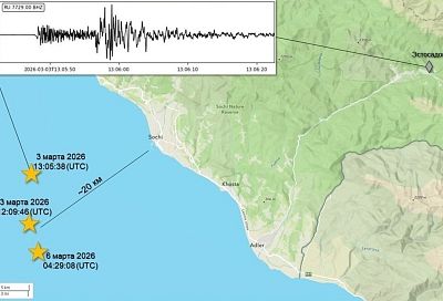 Серией мартовских землетрясений у Сочи заинтересовались ученые