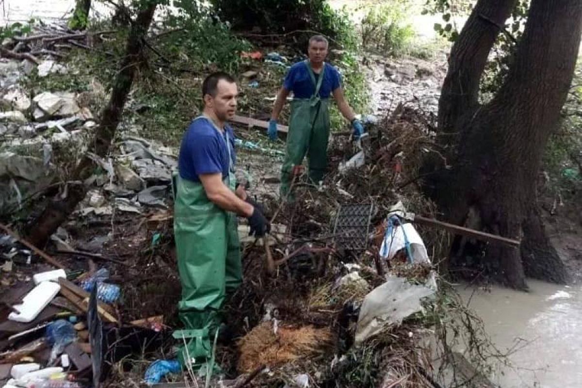 Почти половина месячной нормы осадков выпала в Новороссийске всего за несколько часов