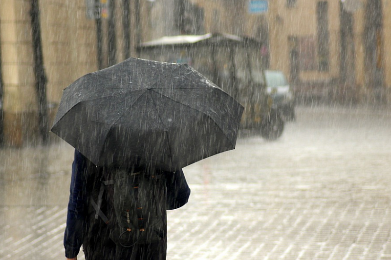 Сильные дожди с грозами обрушатся на Кубань 18 февраля